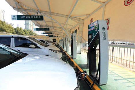 常熟充電站項目均由宏宇公司完成土建、安裝與運維